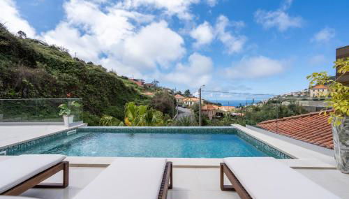 Madeira Protea Retreat- Villa with Heated Private Pool, Gym and Office - Foto 2, sunbed