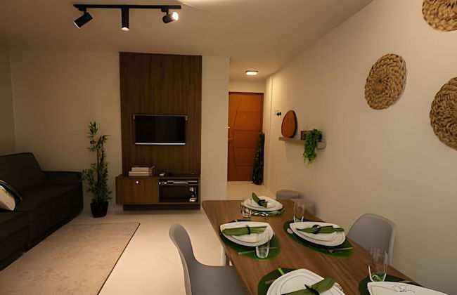 APTO decorado 5 hospedes AC e piscina - Photo 29