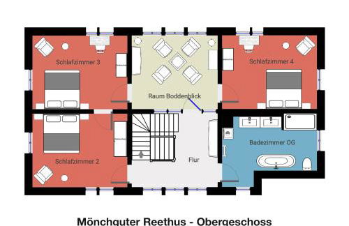 Mönchguter Reethus mit Wasserblick, Kamin, Sauna - Foto 34