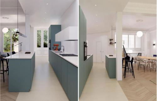 Nice Cote d'Azur jardin parking 6 pers luxe - Foto 15