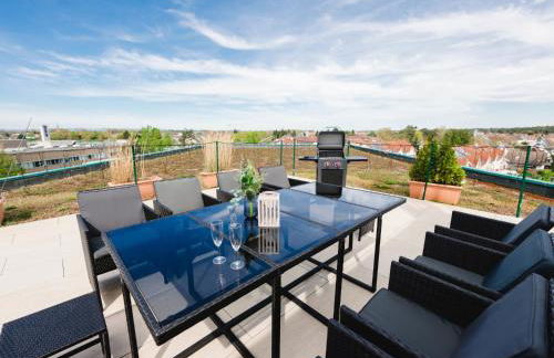 Design Penthouse - 4SZ - 2Bäder - Whirlpool - 2 Parkplätze - Dachterrasse - Foto 14