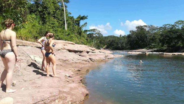 Arrival at Pintuyacu