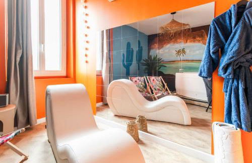 La Caliente love room glamour balnéo en duo - Foto 8