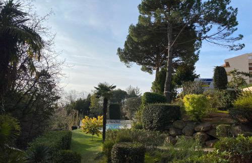 Joli 2 pièces parc piscine vue mer - Foto 12