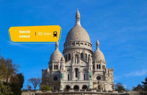 Paris'door Cozy 2P 50m² all equipped in a village - Foto 21