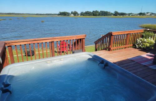 Marsh House, HOT TUB, Waterfront, KING bed, Close to Lejeune, - Foto 27