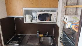 Studio Vue Montagne, Skis aux pieds, Garage inclus - Photo 4, stove