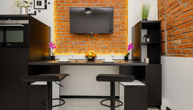 Cozy Studio Poznańska in Łódź by Renters - Foto 2, Servicio de comidas en la habitación