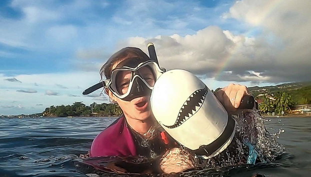 Tahiti Power Snorkelling - Photo 5, Use the aquatic propeller