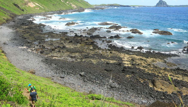 Volcanic rock in Fernando de Noronha
