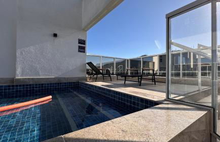 Studio Super Luxo com ar condicionado vaga piscina academia coworking etc - Photo 24