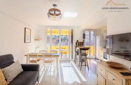 Cagnes Centre 4 pers, terrasse parking - Foto 1