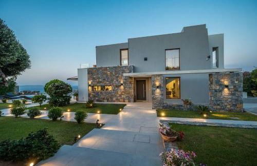 Eunoia Blue Villa Heraklion Crete, Sea View, Private Pool, Prassas, Karteros - Foto 1