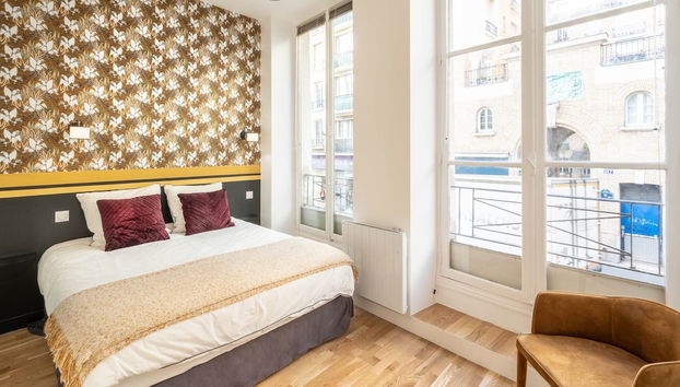 Modern Apartment - 1br/4p - Parc de Belleville - Foto 2, Habitación