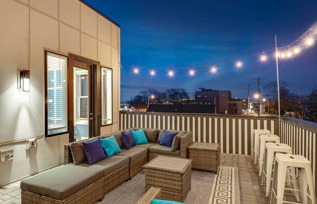 Luxury Townhome With Rooftop Deck Skyline Views - Foto 10