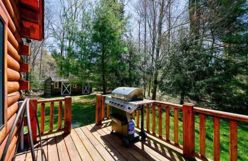 Cozy Log Cabin with Hot Tub 10 Min to Hunter Mtn - Foto 6