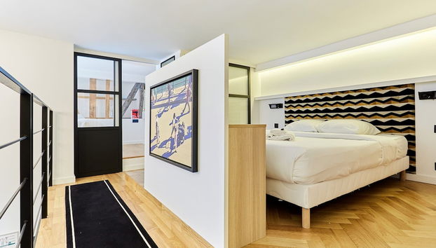 Charming Duplex Loft - Paris City Center - Foto 5, Habitación