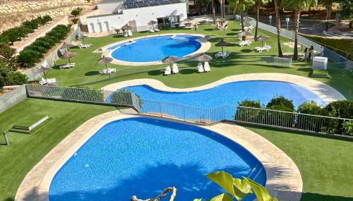 Superb penthouse swimming pools equipped solarium panoramic view - Foto 2, Garden, sunbed, Garden view