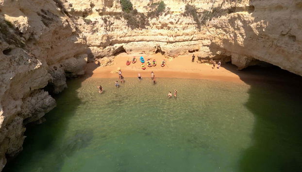 Kayak to a secret beach on this special tour