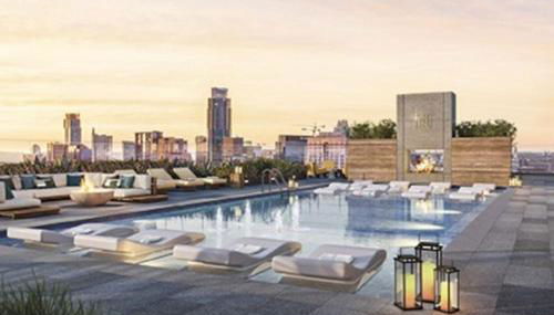 Luxury 1BR with Views, Rooftop Pool and Walk To Rainey St. - Foto 4, sunbed