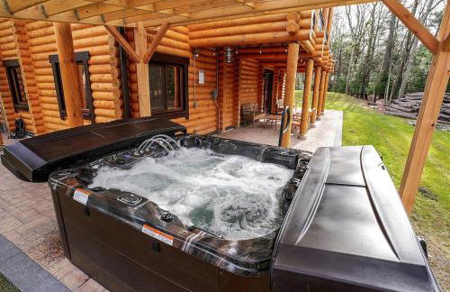 Log House Chalet, Volleyball field, Sauna, Hot Tub - Foto 51
