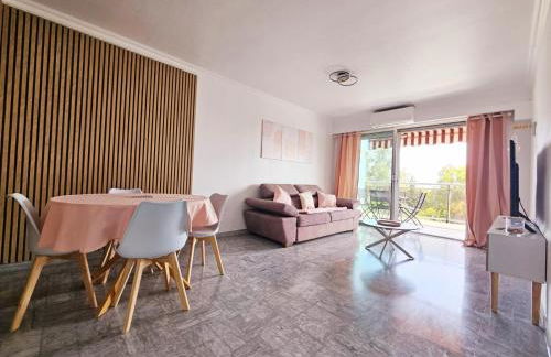 T2 Vue Mer avec Grande Terrasse & Parking 4 min Plage - SpiritofFamily06 - Foto 1