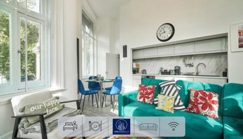 Last-Minute Reserve l Sleeps Up to 4 Guests l Flat 1 l One-Bedroom Apartment with King Bed and High Ceilings Near Camden by Live London Short Lets & Serviced Accommodation - Foto 3