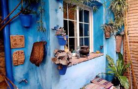 El patio azul Bohemio Mágico - Foto 60