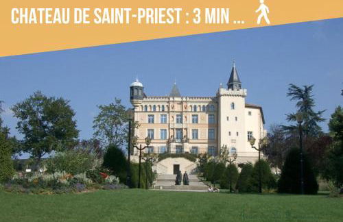 Cosy Appart - Proche Eurexpo - Balcon - Parking - Spacieux T2 - Foto 9