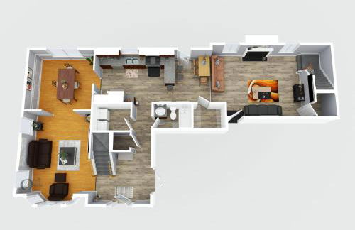 Deck, BBQ Grill, Backyard Fire Pit, Pool, Jacuzzi Tub, 65 inch TV - Foto 3