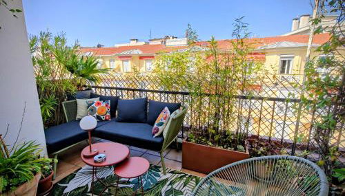 Cozy roof terrace near Promenade des Anglais - AC - Foto 4