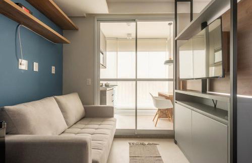 Studio Decorado Moderno ao lado Metrô Giovanni com Varanda - Acomoda até 4 pessoas - Foto 8