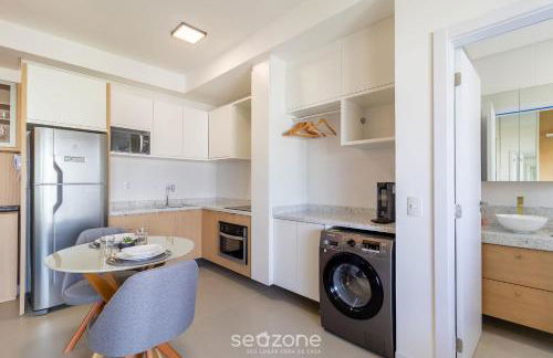 Estadia tranquila e completa em prédio com piscina – VPD - Foto 24