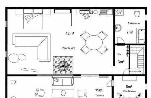 Ferienwohnung Rheinpark Emmerich Rheinblick, Balkon & Parkplatz - Foto 47