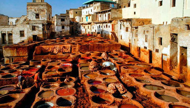 Vistas de una curtiduría