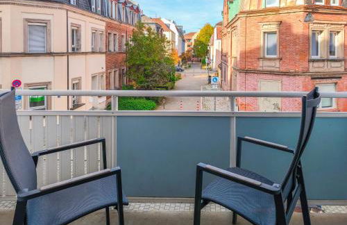 Zentrale Luxus Apartments Nürnberg, nähe Messe, Balkon, Parkplatz, Self-Check-in - Foto 4