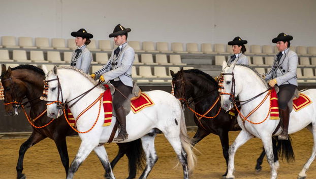 Une des scènes du spectacle équestre
