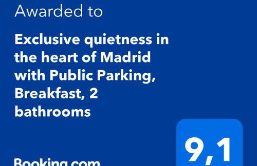 Exclusive quietness in the heart of Madrid with Public Parking, Breakfast, 2 bathrooms - Photo 5