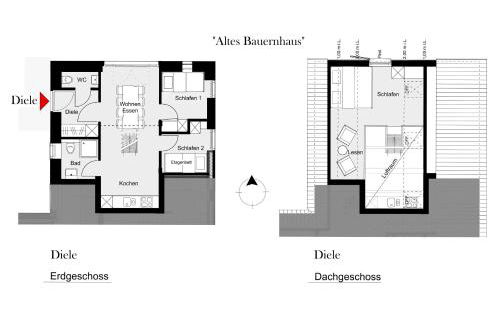 Ferienwohnung - Diele für bis 5 Personen - Foto 22