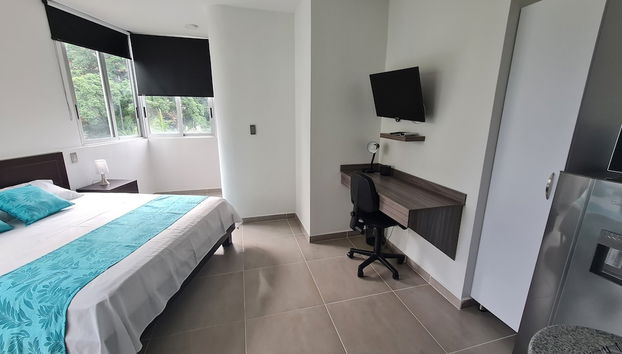 404 Moderno Aparta-Suite en Versalles Tipo Loft - Cali Tower Suites & Lofts - Foto 3, Habitación