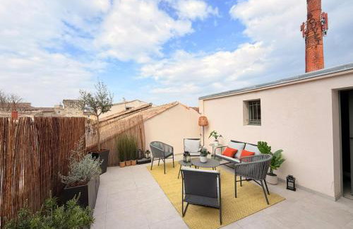 Maison familiale rénovée avec terrasse, 4 chambres, proche L'Isle-sur-la-Sorgue - Foto 22