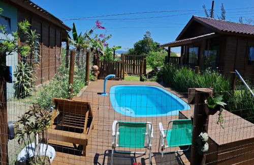 Chalés Praia do Rosa piscina compartilhada - Foto 10