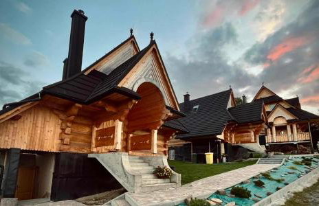 Góralski Domek Łopatówka z kominkiem i Banią - Jacuzzi! - Foto 41