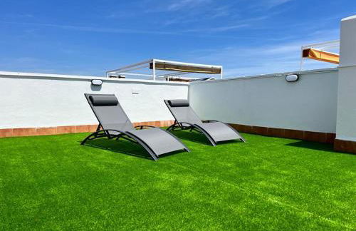 Vistas al mar playa Eucaliptus, con solarium privado - Foto 6