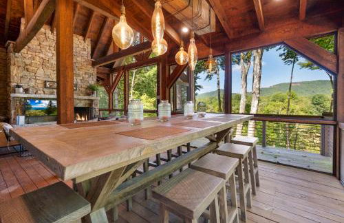 Copperline Lodge - Luxury Creekside Retreat - Creekside Views, Hot Tub, Game Room, Outdoor Fireplaces, Chef Kitchen, Fire Pit - - Foto 49