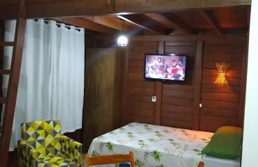 Chalés Praia do Rosa piscina compartilhada - Foto 51