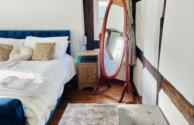 Log Burner and Beamed Ceilings-king Size Bed - Foto 7