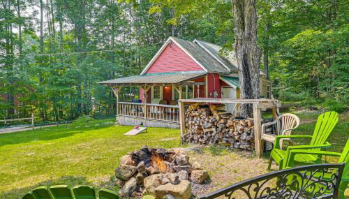 Less Than 8 Mi to Gore Mountain! Family Cottage with Porch - Foto 4