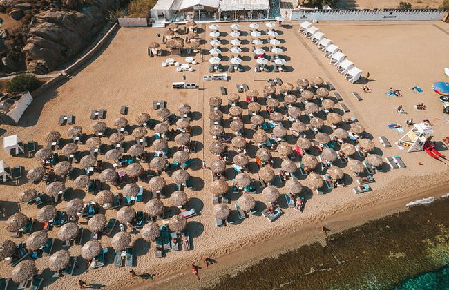 Super Paradise Beach Mykonos Seaside Sunbed (5a, 6a y 7a fila) - Foto 8
