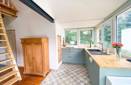 Tiny House im grünen Rangsdorf fuer 4 mit Kamin RAN - Photo 8